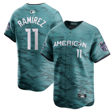 Jose Ramirez Cleveland Guardians teal All-Star jersey