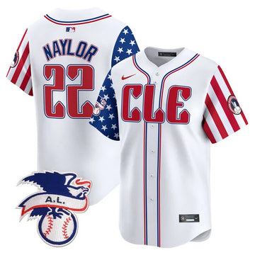 Josh Naylor Cleveland Guardians white jersey