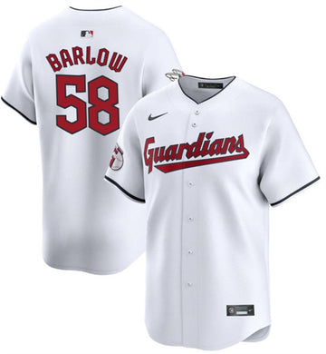 Scott Barlow Cleveland Guardians white Home jersey