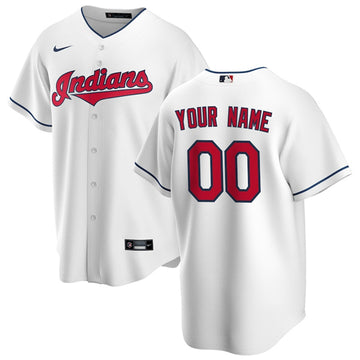 Custom Cleveland Guardians white jersey