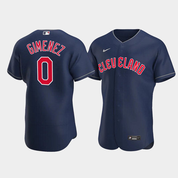 Custom Cleveland Guardians navy jersey