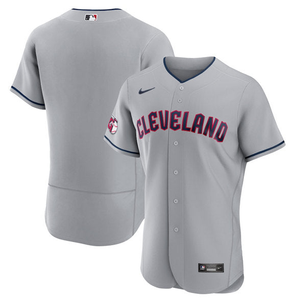 Custom Cleveland Guardians gray jersey