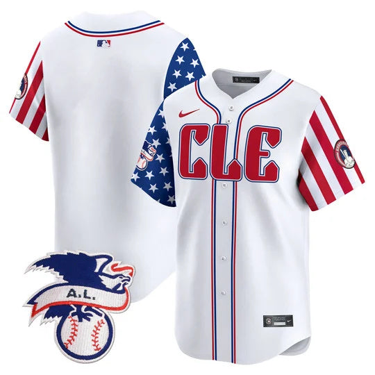 Custom Cleveland Guardians white jersey