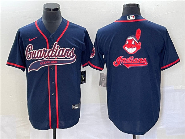 Cleveland Guardians navy jersey
