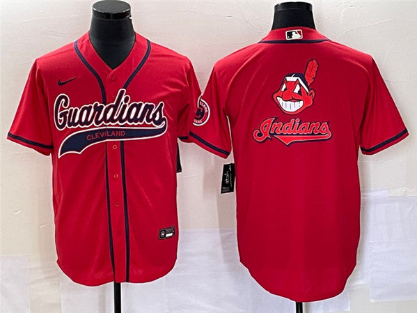 Cleveland Guardians red jersey