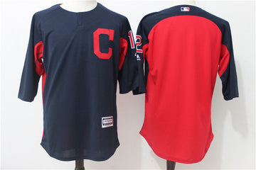 Francisco Lindor Cleveland Guardians navy-red Authentic jersey