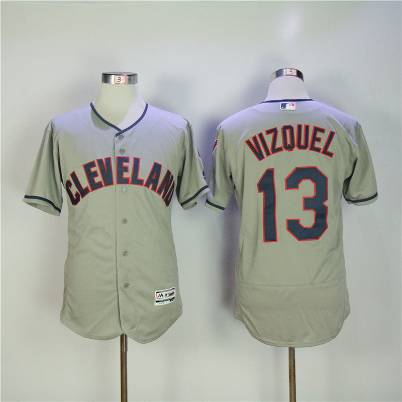 Omar Vizquel Cleveland Guardians gray jersey
