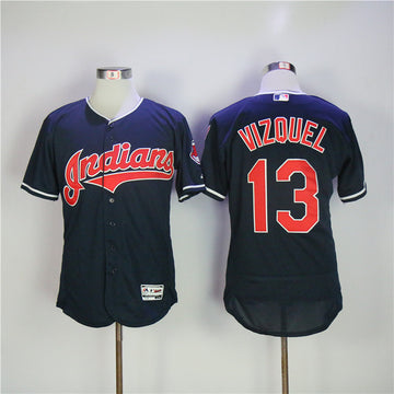 Omar Vizquel Cleveland Guardians navy jersey