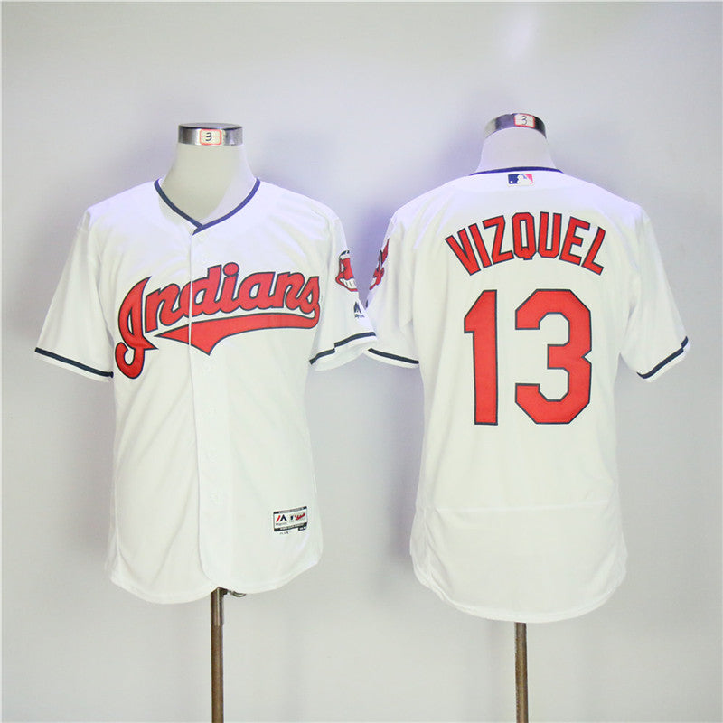 Omar Vizquel Cleveland Guardians white jersey
