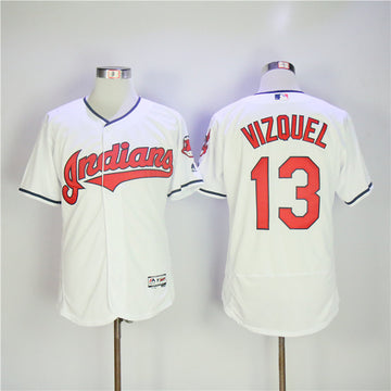 Omar Vizquel Cleveland Guardians white jersey