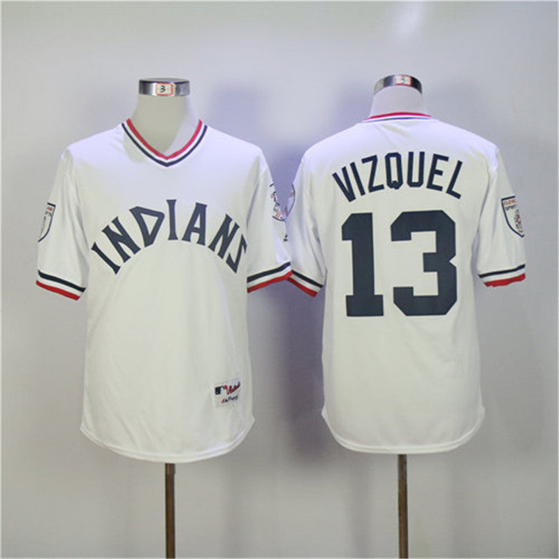 Omar Vizquel Cleveland Guardians white jersey