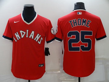 Jim Thome Cleveland Guardians red jersey