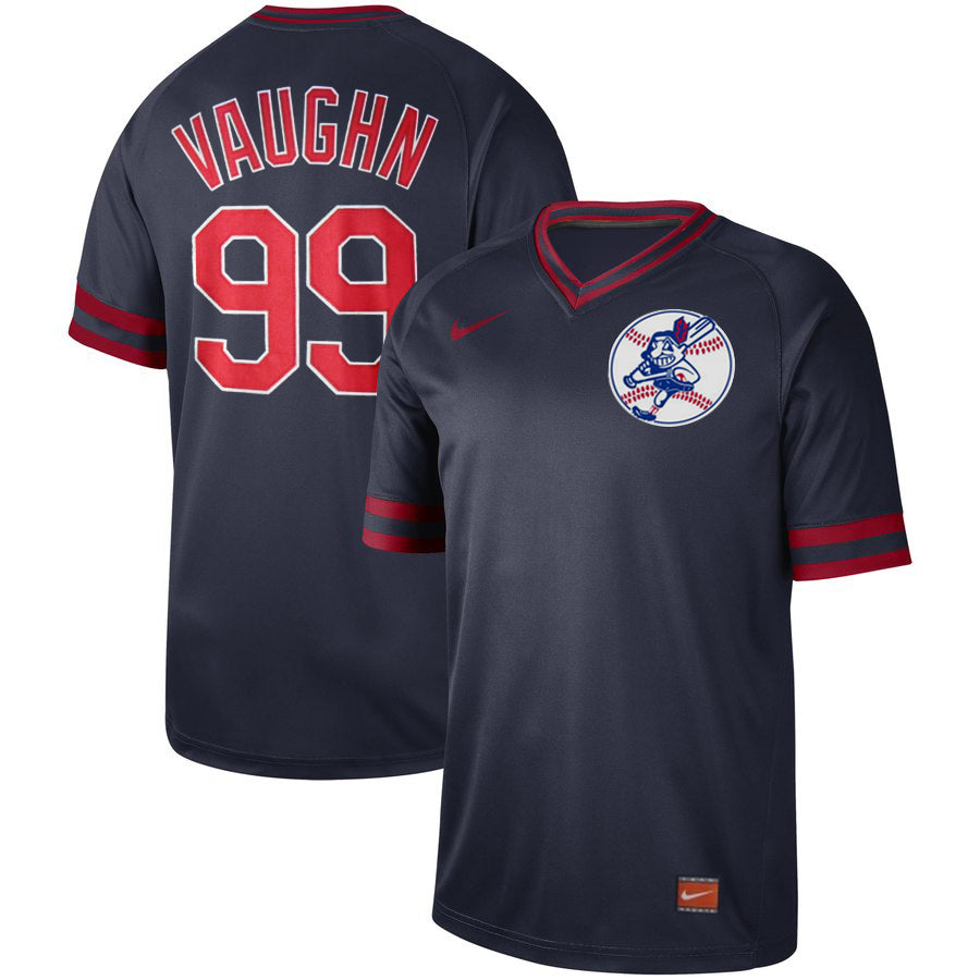 Rick Vaughn Cleveland Guardians navy Legend jersey