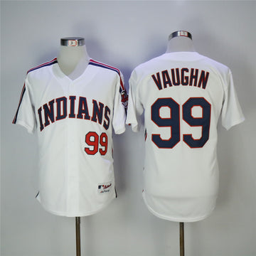 Ricky Vaughn Cleveland Guardians white Cooperstown jersey