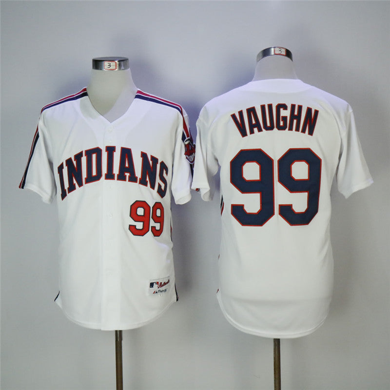 Ricky Vaughn Cleveland Guardians white Cooperstown jersey