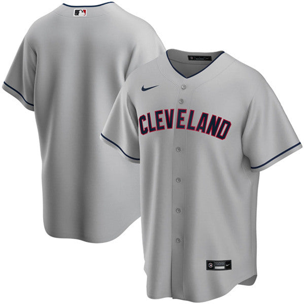 Custom Cleveland Guardians grey jersey