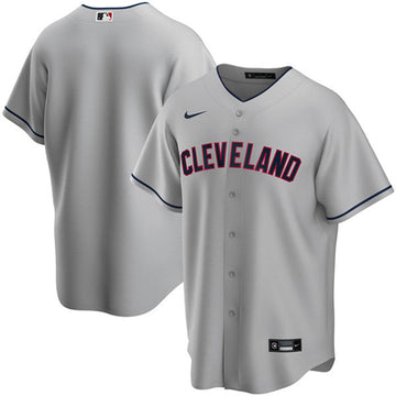 Custom Cleveland Guardians grey jersey