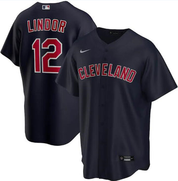 Cleveland Guardians navy jersey