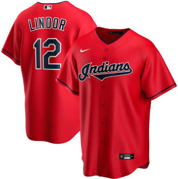 Cleveland Guardians red jersey