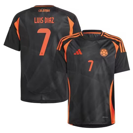 Luis Diaz Balck Colombia National Team Away jersey