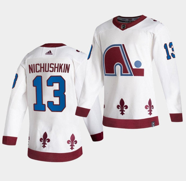 Valeri Nichushkin Colorado Avalanche white Reverse Retro jersey