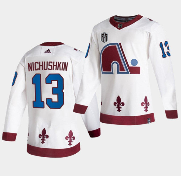 Valeri Nichushkin Colorado Avalanche white Reverse Retro jersey