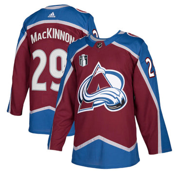 Nathan MacKinnon Colorado Avalanche burgundy jersey