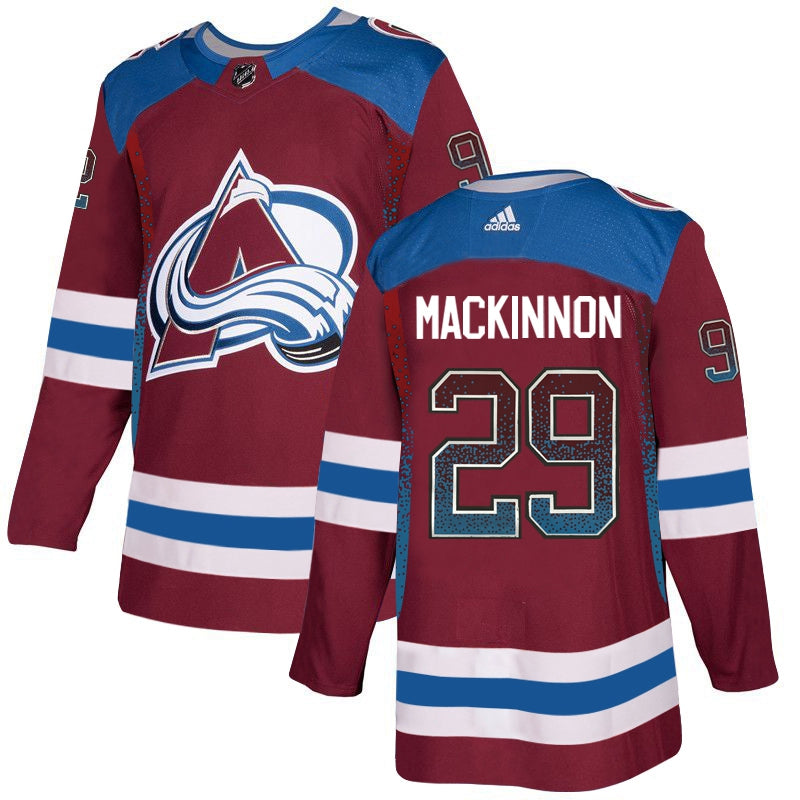 Nathan MacKinnon Colorado Avalanche burgundy Fashion jersey