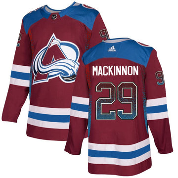 Nathan MacKinnon Colorado Avalanche burgundy Fashion jersey