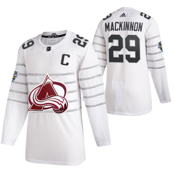 Nathan MacKinnon Colorado Avalanche white jersey