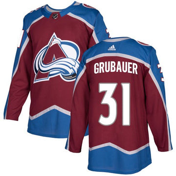 Philipp Grubauer Colorado Avalanche red jersey
