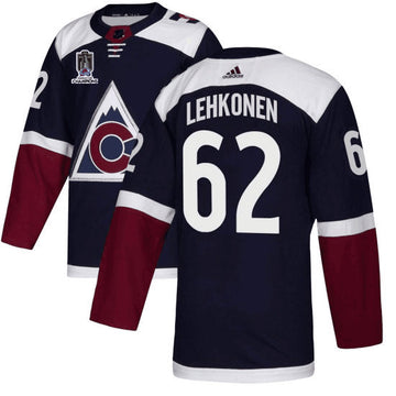 Artturi Lehkonen Colorado Avalanche navy jersey