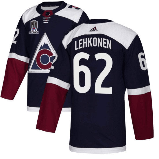 Artturi Lehkonen Colorado Avalanche navy jersey
