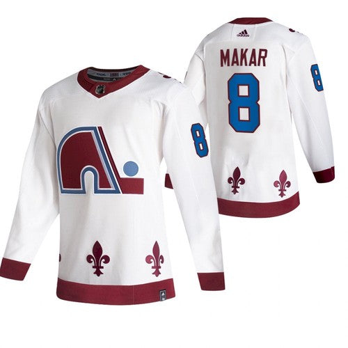 Cale Makar Colorado Avalanche white Reverse Retro jersey
