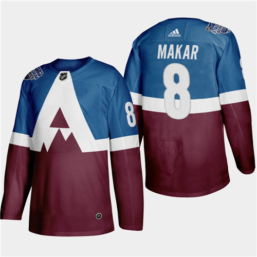 Cale Makar Colorado Avalanche blue Stadium Series jersey