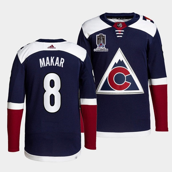 Cale Makar Colorado Avalanche navy jersey