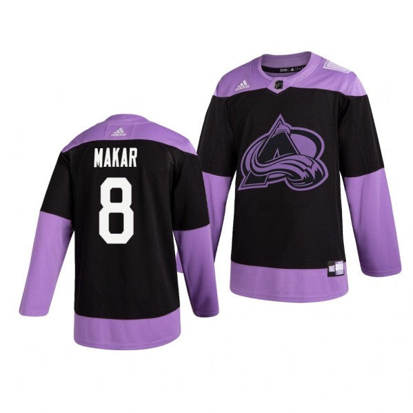 Cale Makar Colorado Avalanche black jersey