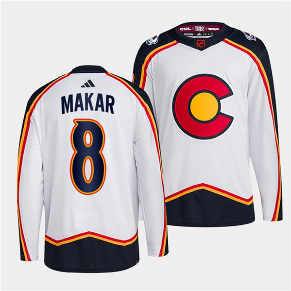 Cale Makar Colorado Avalanche white Reverse Retro jersey
