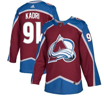 Nazem Kadri Colorado Avalanche burgundy jersey