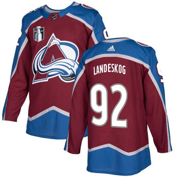 Gabriel Landeskog Colorado Avalanche burgundy jersey