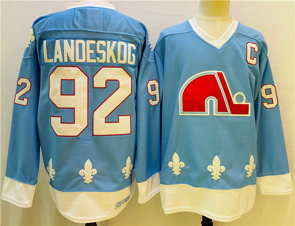 Gabriel Landeskog Colorado Avalanche blue jersey