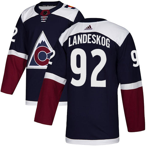 Gabriel Landeskog Colorado Avalanche navy jersey