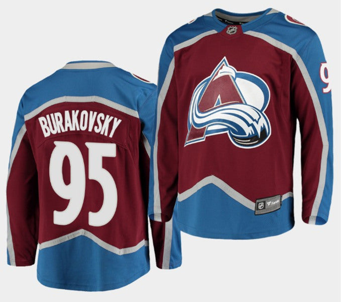 Andre Burakovsky Colorado Avalanche red jersey