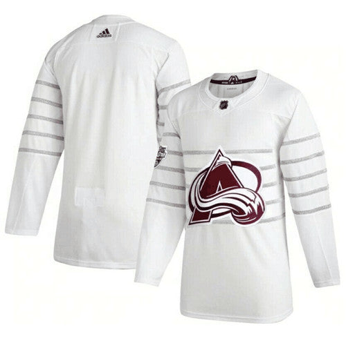 Custom Colorado Avalanche white jersey