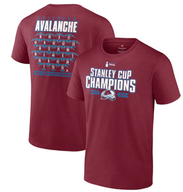 Colorado Avalanche burgundy jersey