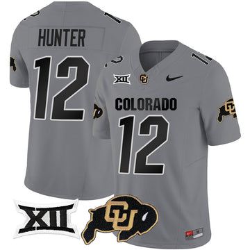 Travis Hunter Colorado Buffaloes gray FUSE jersey