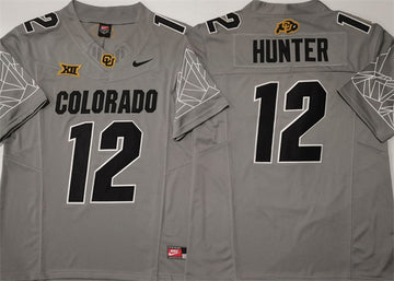 Travis Hunter Colorado Buffaloes gray FUSE jersey
