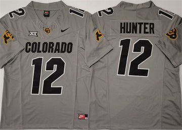 Travis Hunter Colorado Buffaloes gray FUSE jersey