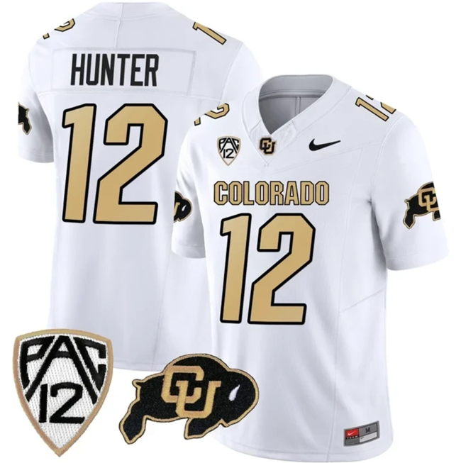 Travis Hunter Colorado Buffaloes white FUSE jersey