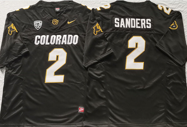 Shedeur Sanders Colorado Buffaloes black jersey